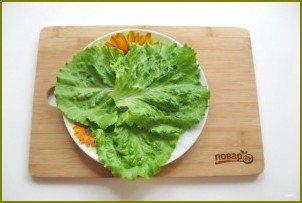 Теплый салат из шампиньонов с топинамбуром - фото шаг 5