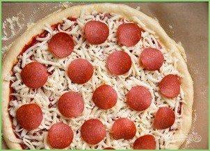 Пицца с пепперони - фото шаг 3