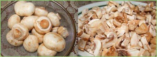 Пирожки с грибами и картошкой в духовке - фото шаг 1