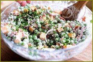 Салат из зеленого гороха - фото шаг 7