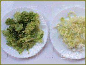 Салат из зеленой гречки - фото шаг 4