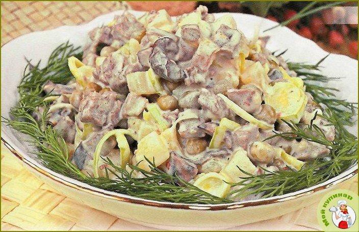 Салат с грибами и сыром - фото шаг 1