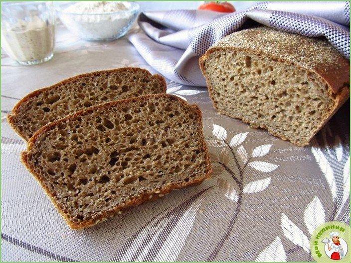Домашний хлеб на закваске в духовке