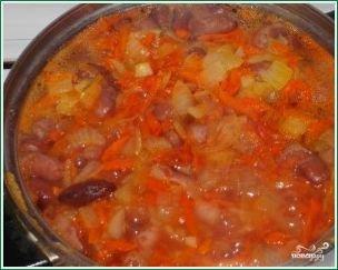 Красная фасоль в томатном соусе