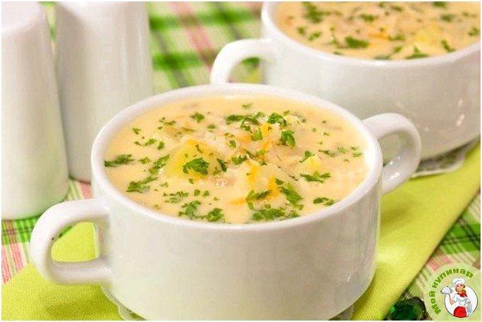 Крем-суп с картофелем и пореем