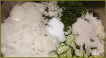 Салат из огурцов на зиму - фото шаг 6