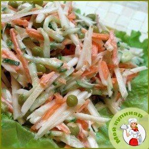 Салат из топинамбура с морковью - фото шаг 5