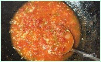 Спагетти с домашним томатным соусом