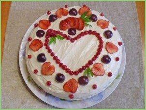 Торт с ягодами - фото шаг 12