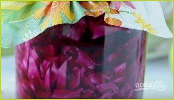 Краснокочанная капуста маринованая - фото шаг 3