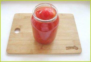 Очищенные помидоры в собственном соку на зиму - фото шаг 8