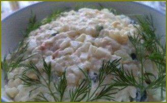 Салат из кальмаров с рисом - фото шаг 6