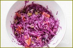 Салат из фиолетовой капусты - фото шаг 5