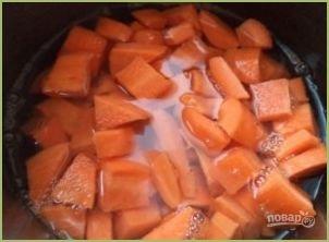 Манный пудинг из творога с морковью - фото шаг 1