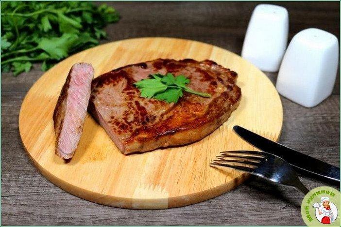 Маринад для стейка из говядины на сковороде