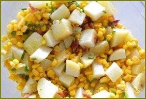 Салат из картофеля и кукурузы - фото шаг 5