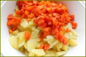 Салат из отварных овощей - фото шаг 3