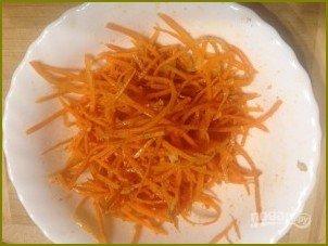 Салат с кальмарами и корейской морковью - фото шаг 3