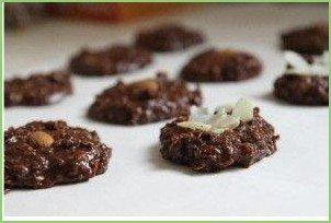 Овсяное шоколадное печенье без выпечки - фото шаг 5