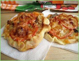 Пицца с фаршем и грибами - фото шаг 7
