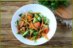 Салат из стейка с овощами - фото шаг 7