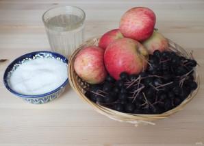 Варенье из черноплодной рябины с яблоками - фото шаг 1