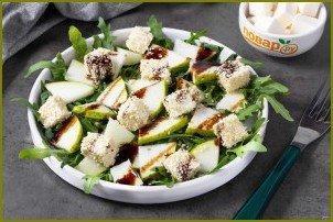 Зеленый салат с грушей - фото шаг 7