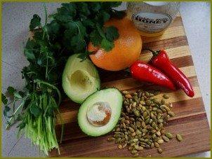 Салат из авокадо и грейпфрута - фото шаг 1