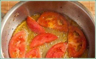 Омлет в духовке с помидорами
