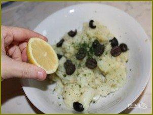Салат из цветной капусты с маслинами - фото шаг 3