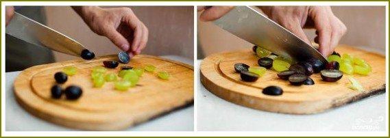 Салат из сулугуни и винограда - фото шаг 3