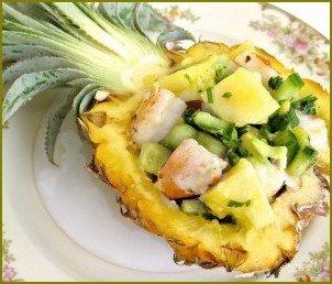 Салат с ананасом и креветками - фото шаг 3