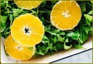 Салат с апельсином и рукколой - фото шаг 3