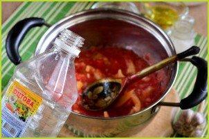 Лечо из перца и помидор с чесноком - фото шаг 7
