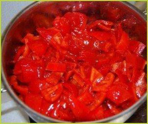 Лечо с томатной пастой - фото шаг 4