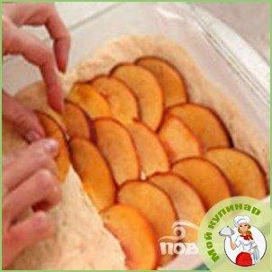 Открытый пирог с персиками - фото шаг 5