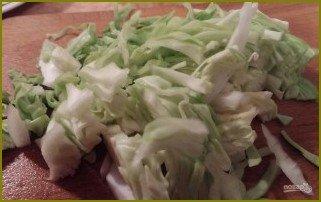 Салат из капусты и огурца с заправкой из нежирного кефира - фото шаг 2