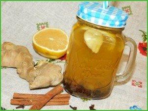 Имбирный чай с медом и лимоном - фото шаг 6