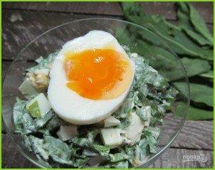 Салат из щавеля с яйцом - фото шаг 4