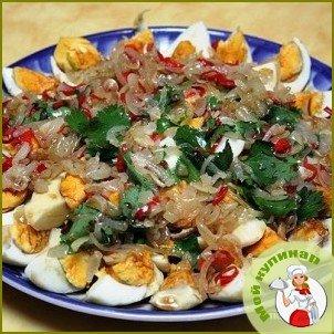 Тайский салат из яиц - фото шаг 11