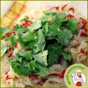 Тайский салат из яиц - фото шаг 9