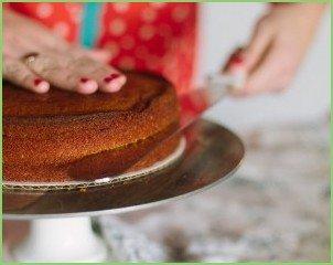 Бисквитный торт с фруктовой начинкой - фото шаг 1