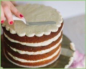 Бисквитный торт с фруктовой начинкой - фото шаг 10