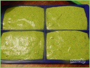 Диетические зеленые вафли с мороженым - фото шаг 5