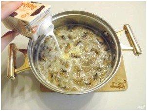 Крем-суп из шампиньонов со сливками - фото шаг 6