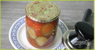 Огурцы в томатной заливке на зиму - фото шаг 8