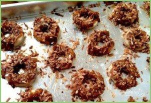 Песочное печенье с кокосом, карамелью и шоколадом - фото шаг 15