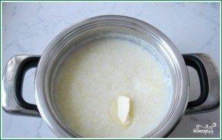 Молочная каша из риса и пшена