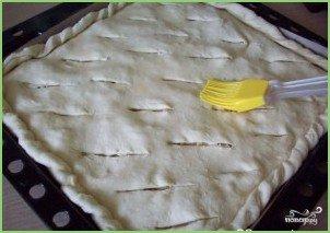 Пироги из слоеного теста с капустой - фото шаг 8