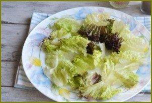 Салат из печени трески с фасолью и чесноком - фото шаг 9